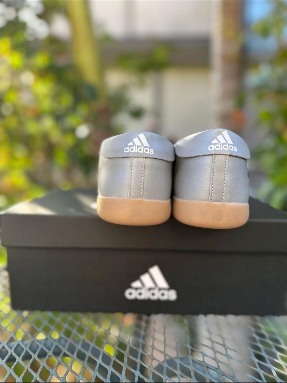 Adidas Tae Kwondo Mei Ballet Silver Metallic Flats with Gum soles- size 91/2 NIB - Picture 4 of 5